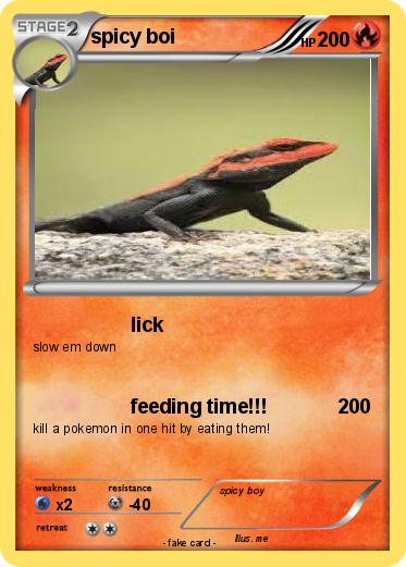 Pokemon spicy boi