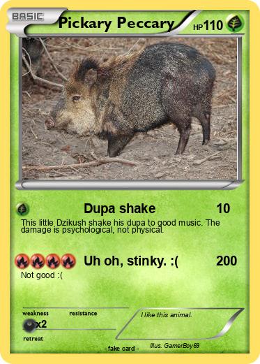 Pokemon Pickary Peccary