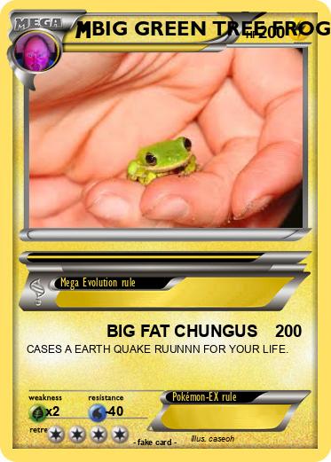 Pokemon BIG GREEN TREE FROG