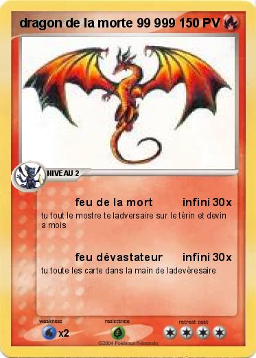 Pokemon dragon de la morte 99 999 