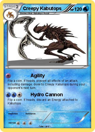 Pokemon Creepy Kabutops