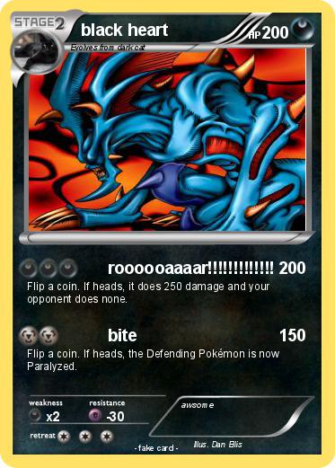 Pokemon black heart