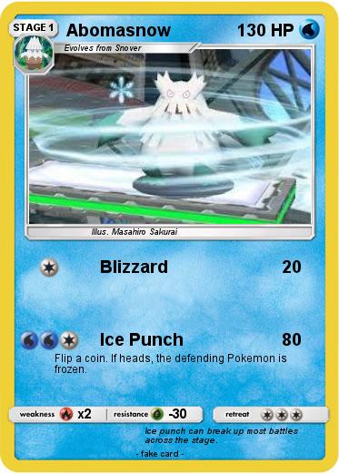 Pokemon Abomasnow