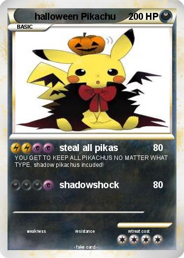 Pokemon halloween Pikachu