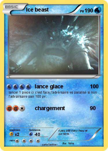 Pokemon Ice beast