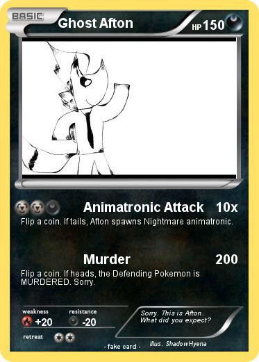 Pokemon Ghost Afton