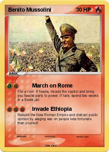 Pokemon Benito Mussolini