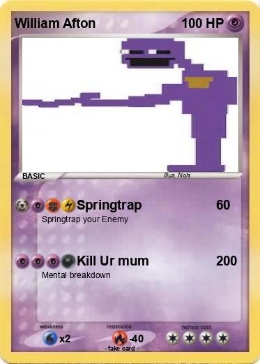 Pokemon William Afton