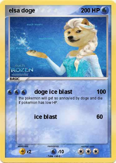 Pokemon elsa doge