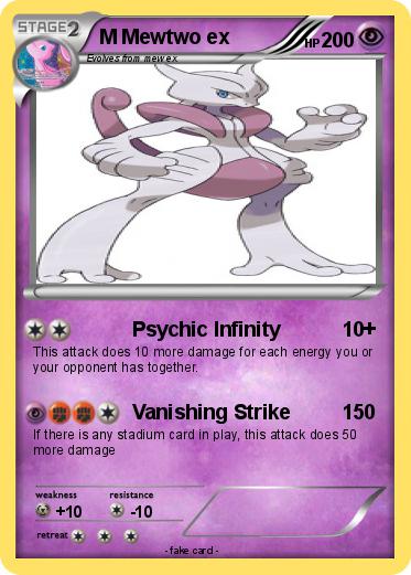 Pokemon M Mewtwo ex