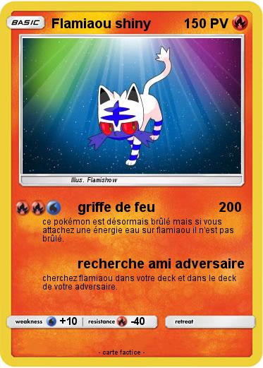 Pokemon Flamiaou shiny