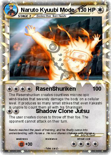 Pokemon Naruto Kyuubi Mode