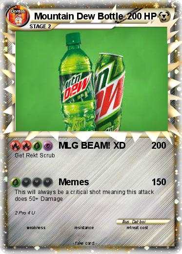 Pokemon Mountain Dew Bottle