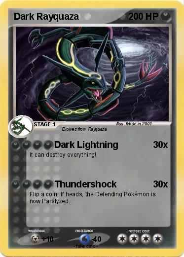 Pokemon Dark Rayquaza