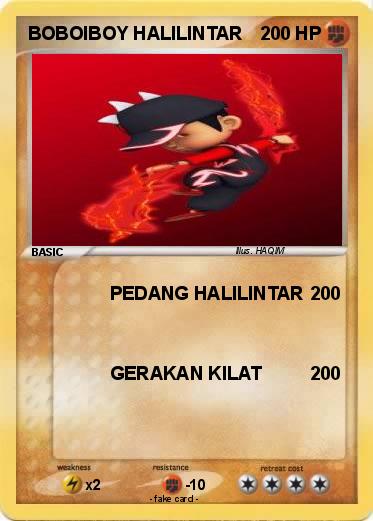 Pokemon BOBOIBOY HALILINTAR
