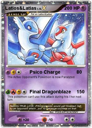 Pokemon Latios&Latias