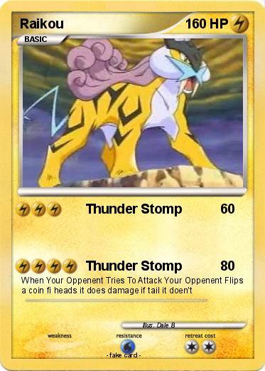 Pokemon Raikou
