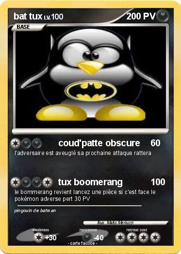 Pokemon bat tux