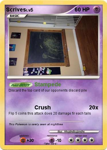 Pokemon Scrives