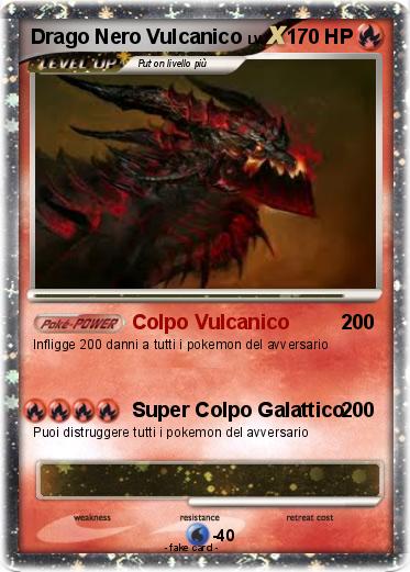 Pokemon Drago Nero Vulcanico