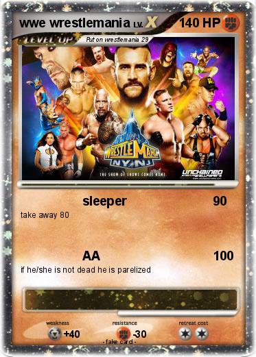 Pokemon wwe wrestlemania