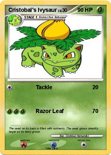 Pokemon Cristobal's Ivysaur
