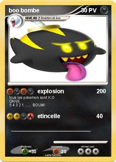 Pokemon boo bombe