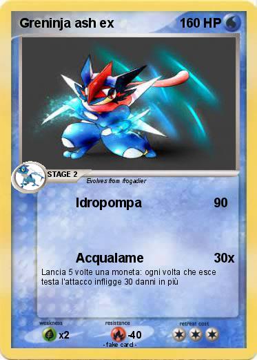 Pokemon Greninja ash ex