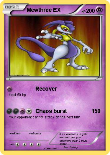 Pokemon Mewthree EX