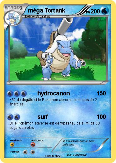 Pokemon méga Tortank