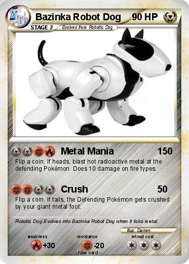 Pokemon Bazinka Robot Dog