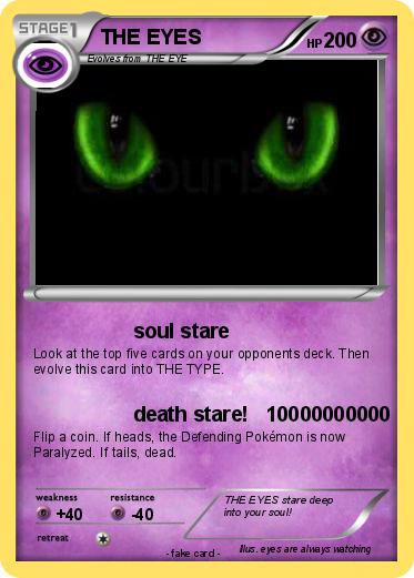 Pokemon THE EYES