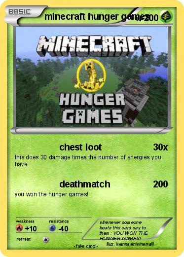 Pokemon minecraft hunger games