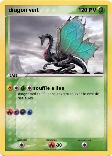 Pokemon dragon vert