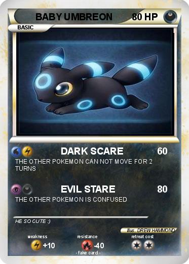 Pokemon BABY UMBREON