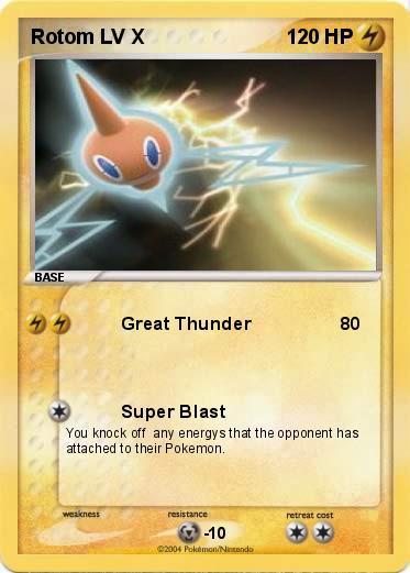 Pokemon Rotom LV X