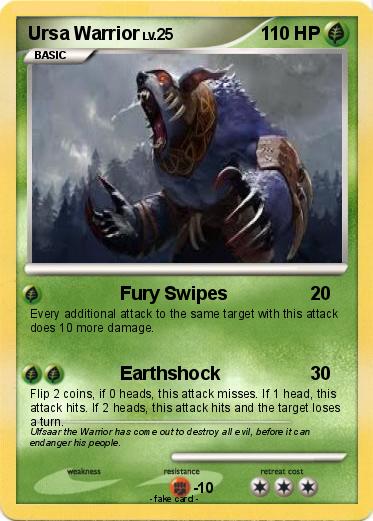 Pokemon Ursa Warrior
