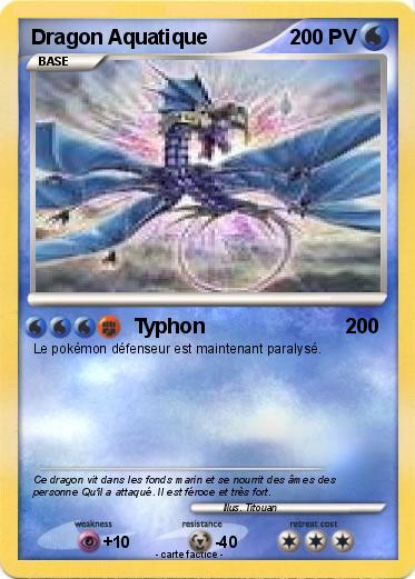 Pokemon Dragon Aquatique