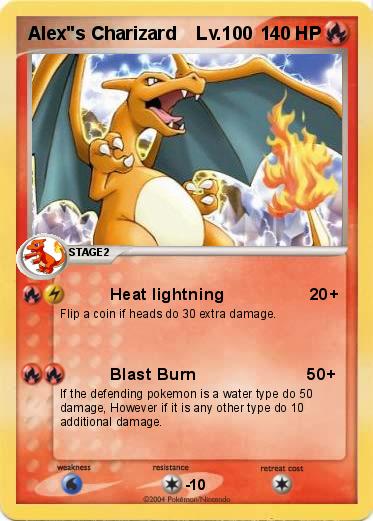 Pokemon Alex"s Charizard    Lv.100