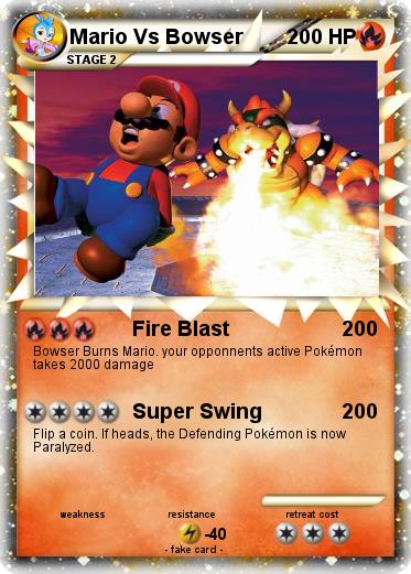 Pokemon Mario Vs Bowser
