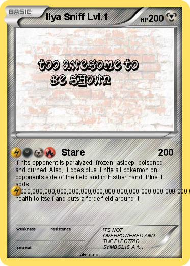 Pokemon Ilya Sniff Lvl.1