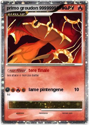 Pokemon primo groudon 9999999999
