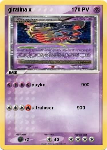 Pokemon giratina x                           1