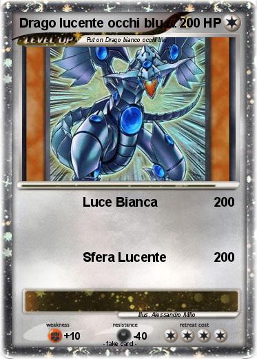 Pokemon Drago lucente occhi blu