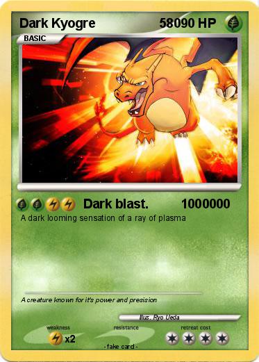 Pokemon Dark Kyogre                  580