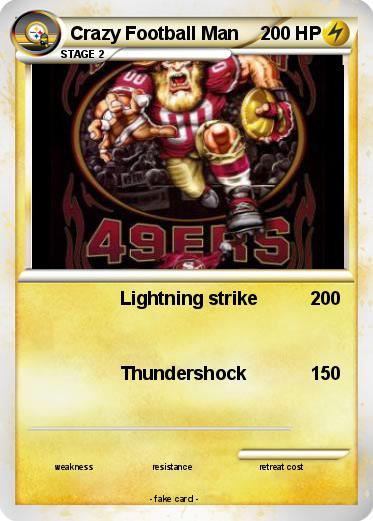 Pokemon Crazy Football Man