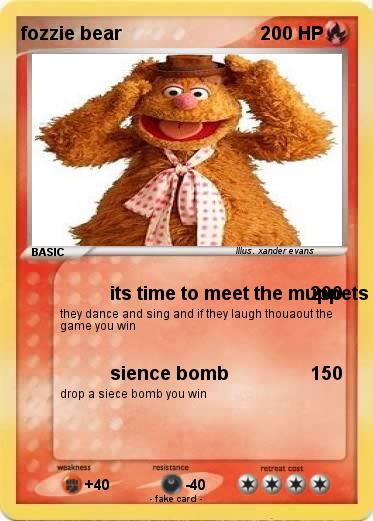 Pokemon fozzie bear