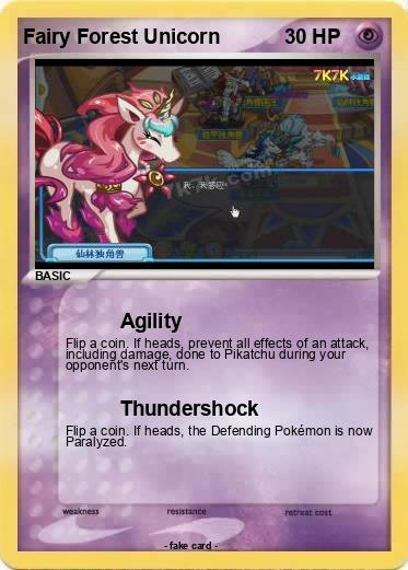 Pokemon Fairy Forest Unicorn