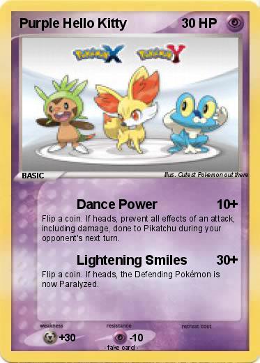 Pokemon Purple Hello Kitty