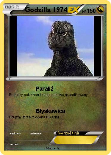 Pokemon Godzilla 1974